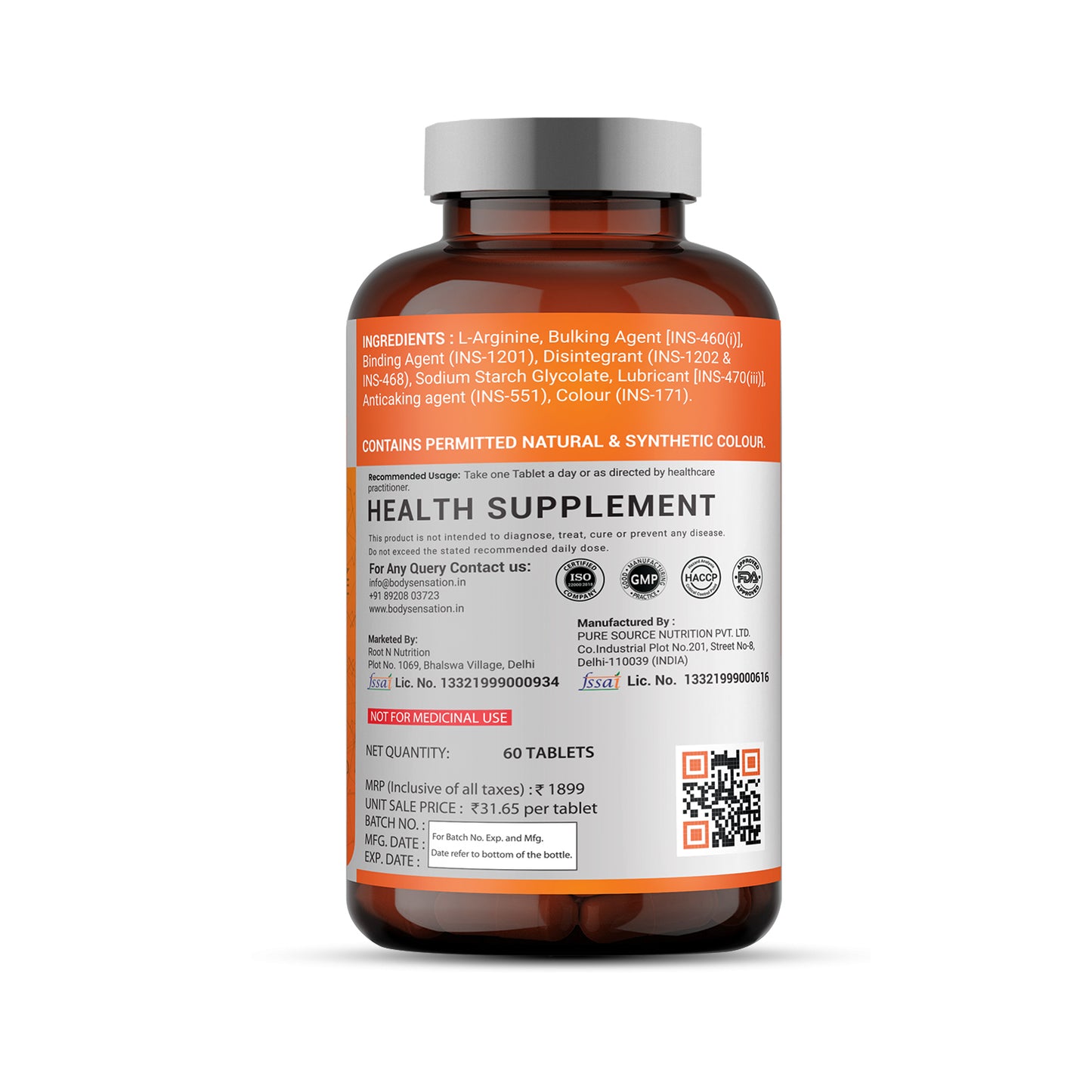 Body Sensation L Arginine