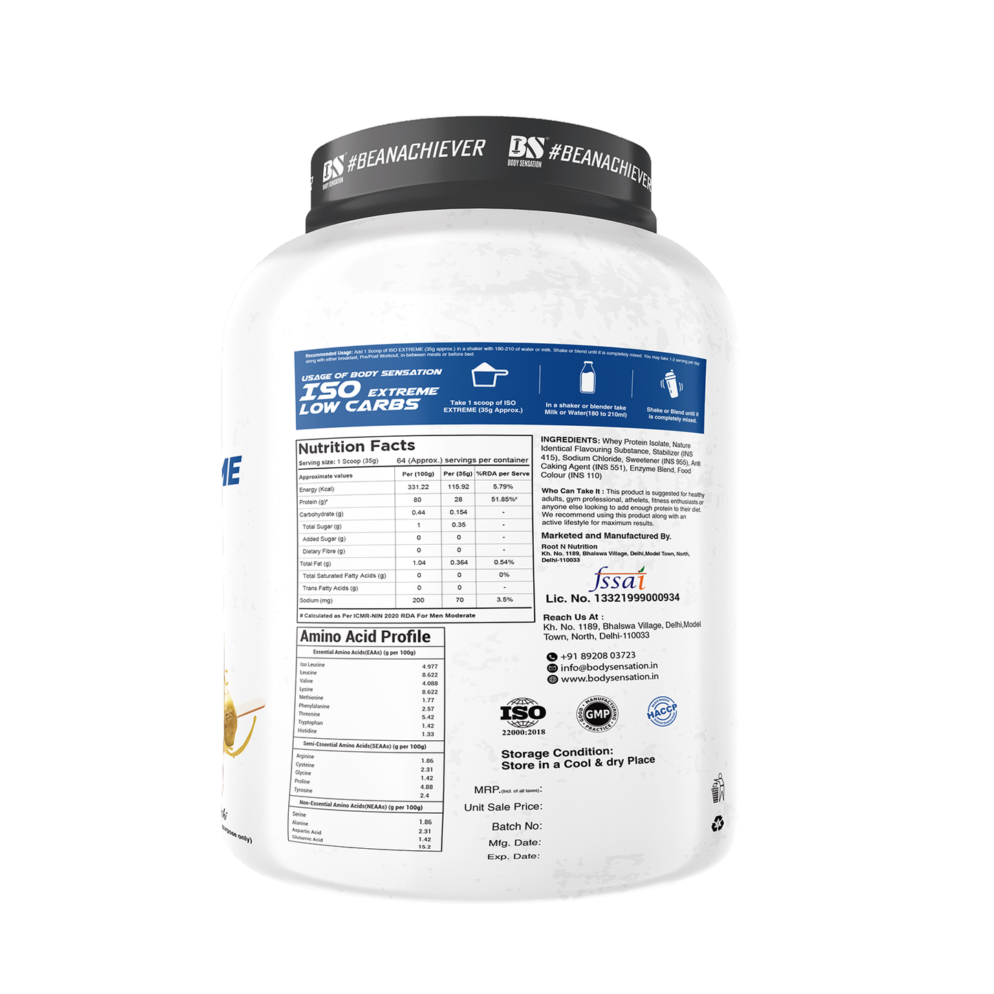 Elite ISO Extreme Low Carbs 2.25 Kg