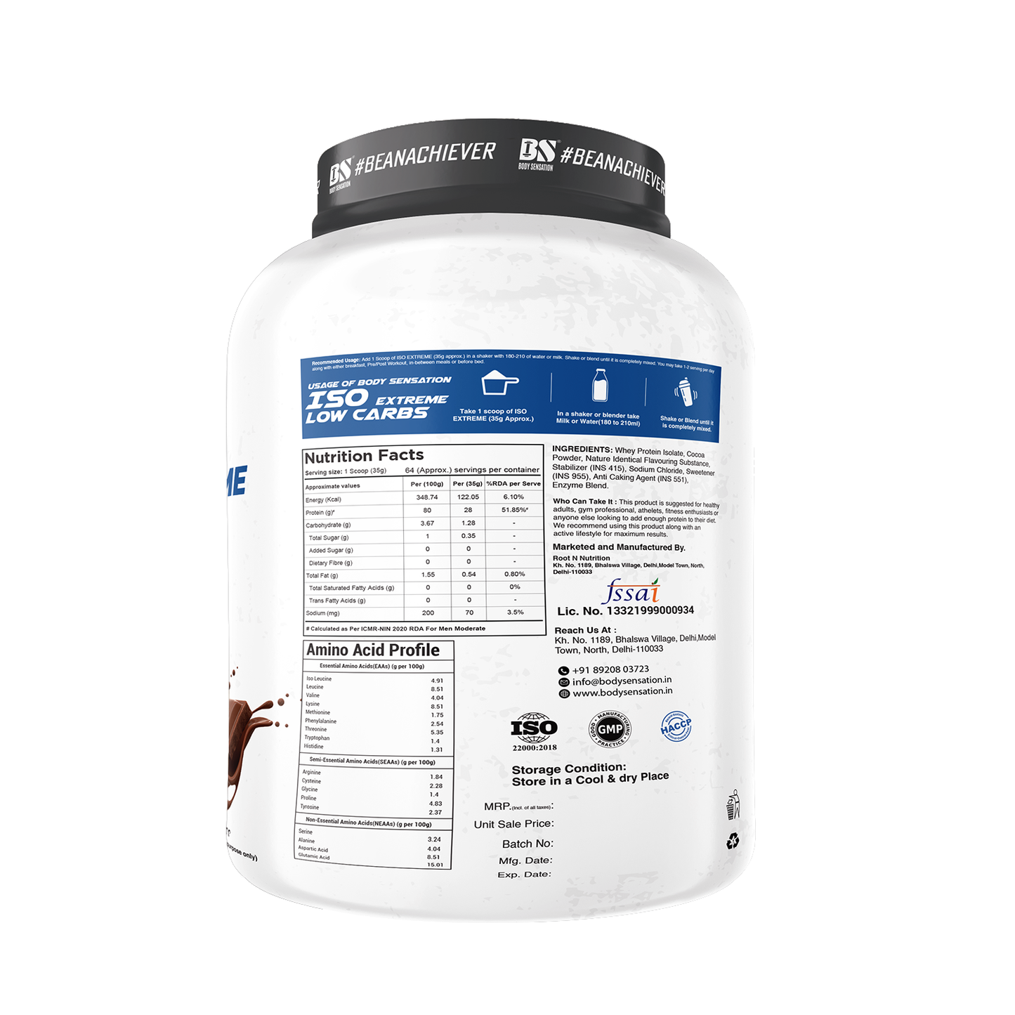 Elite ISO Extreme Low Carbs 2.25 Kg