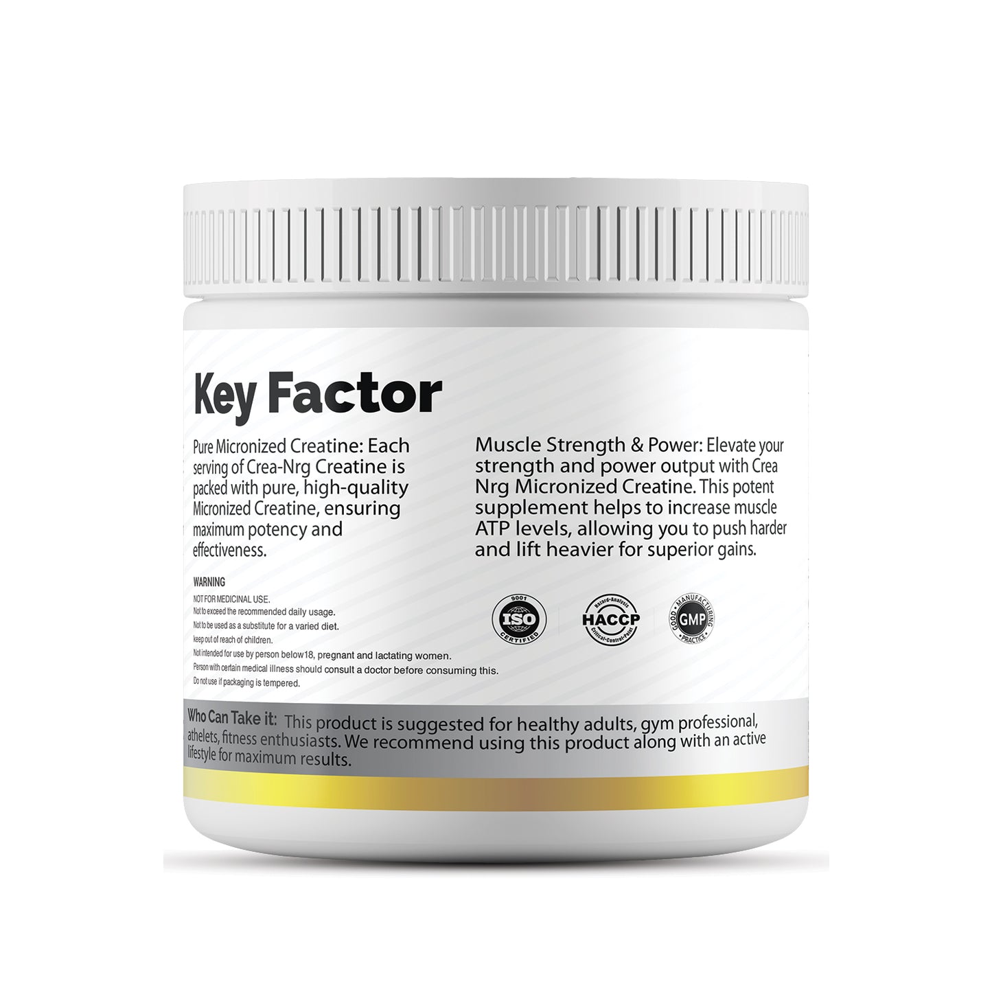 CREA - NRG Micronized  Creatine - 100g