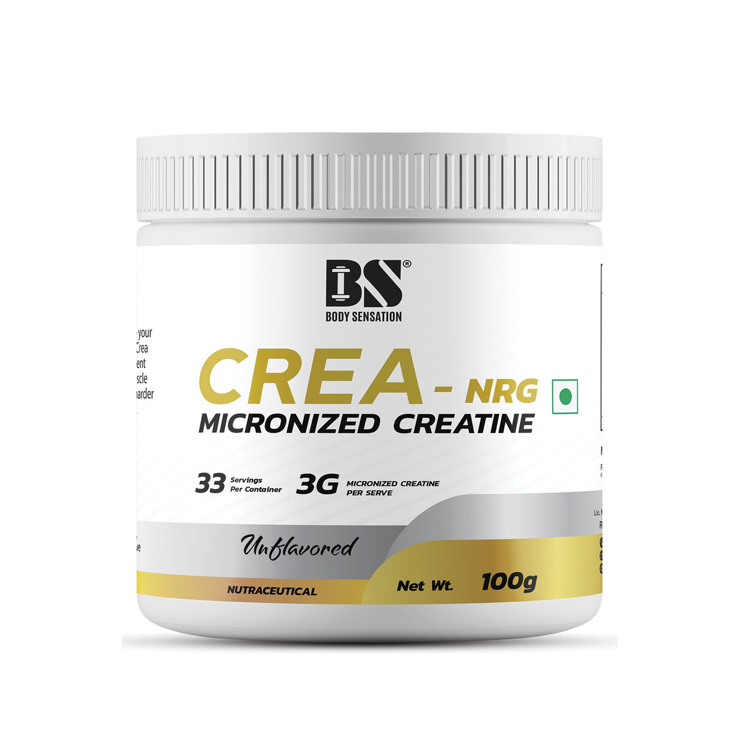 CREA - NRG Micronized  Creatine - 100g