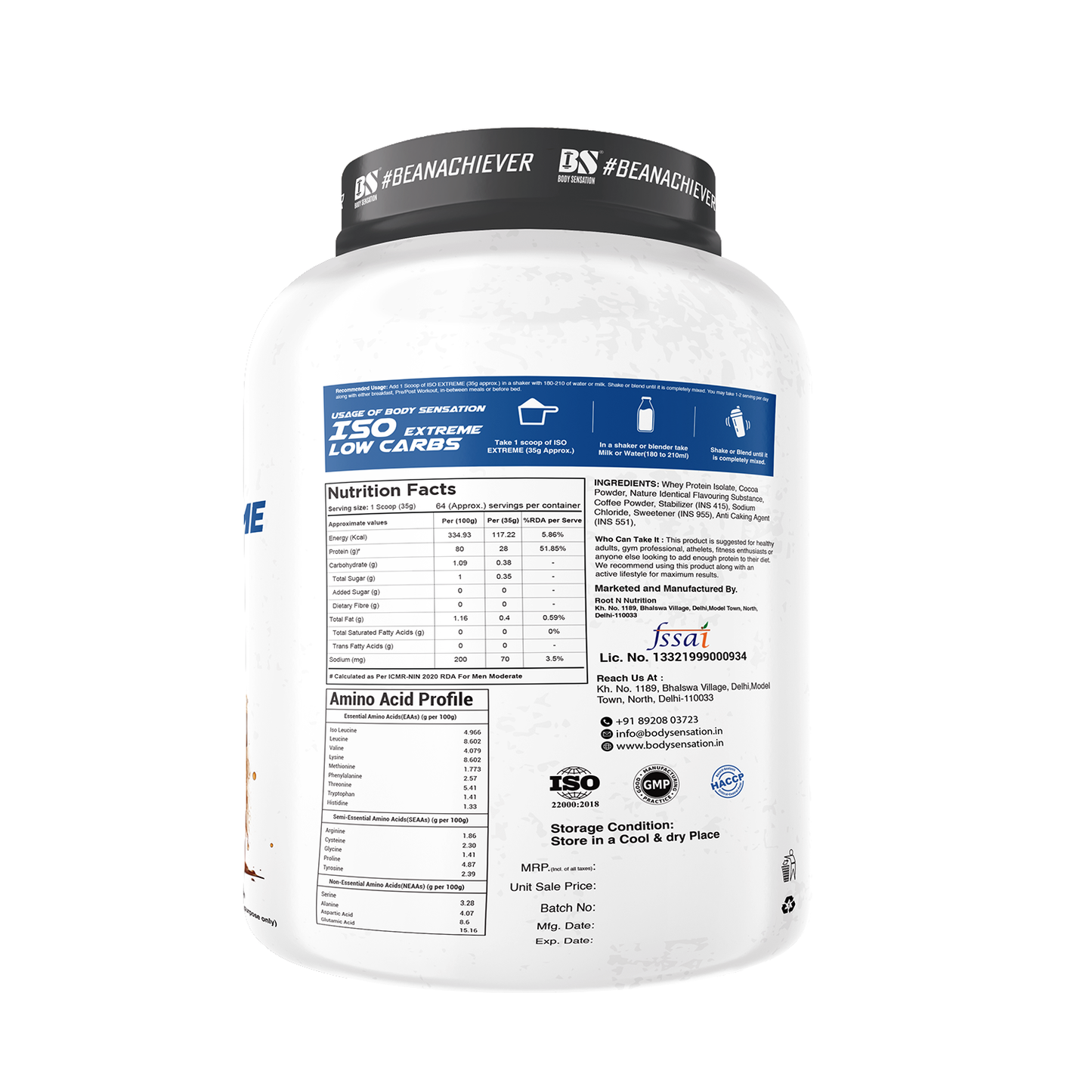 Elite ISO Extreme Low Carbs 2.25 Kg