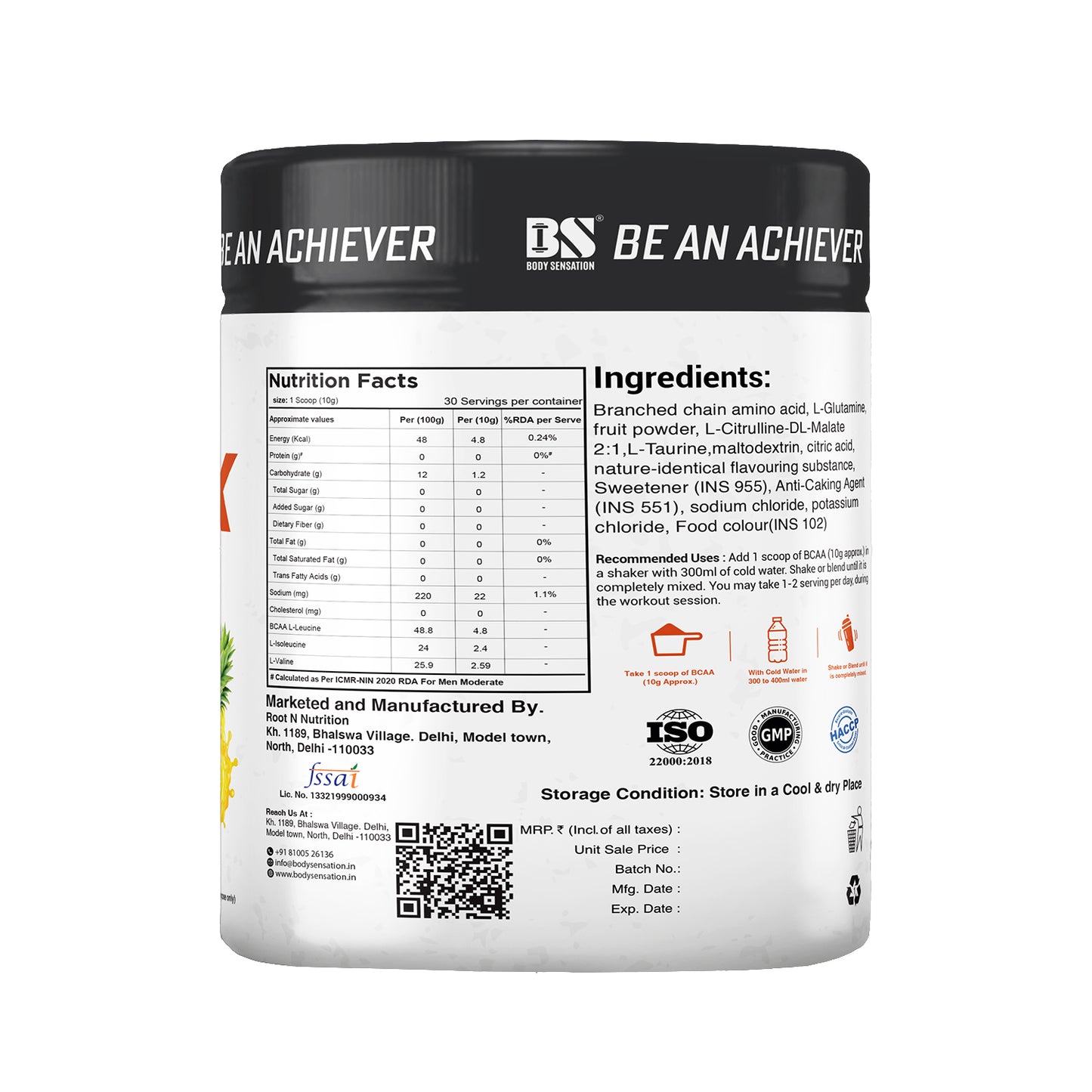 Body Sensation Matrix BCAA