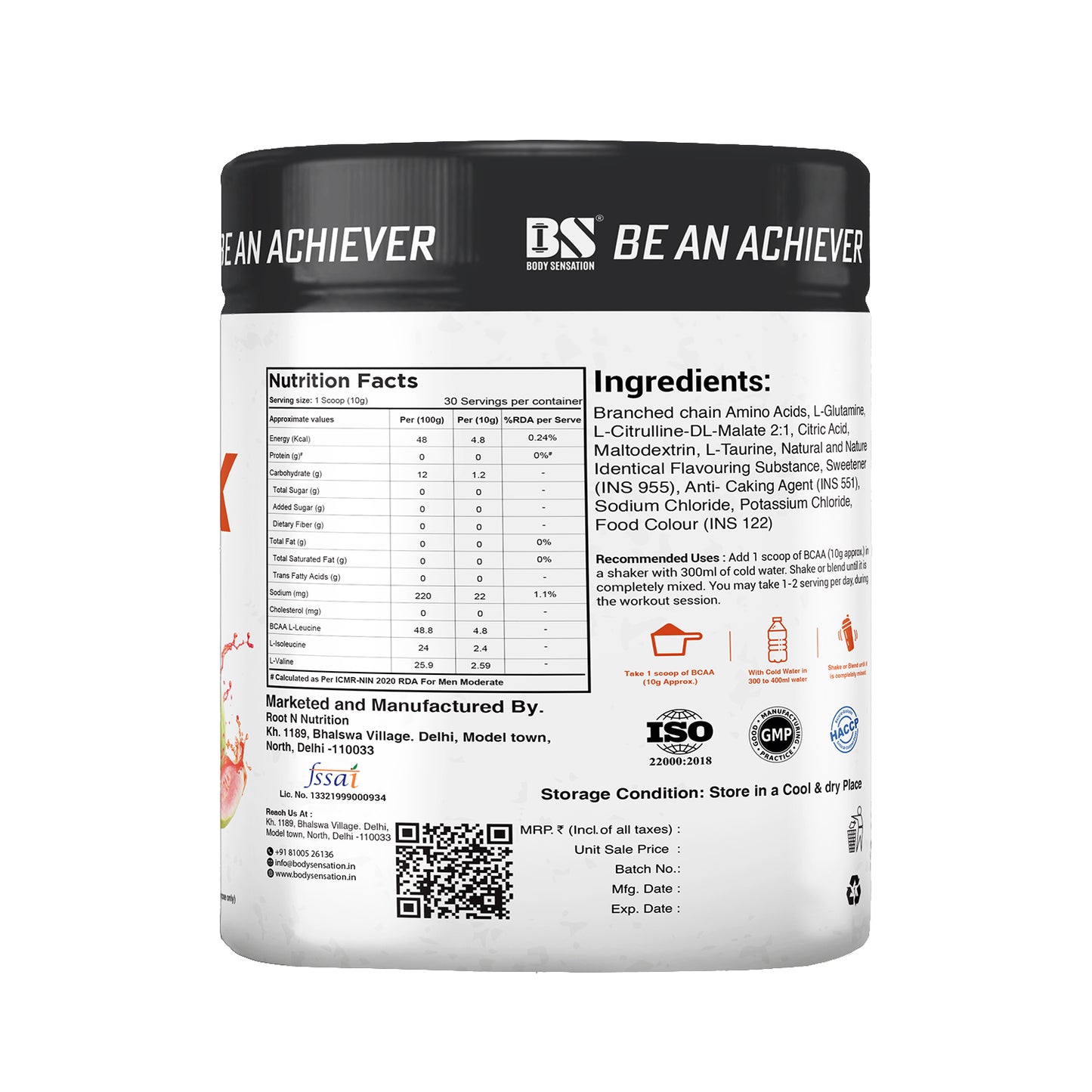 Body Sensation Matrix BCAA