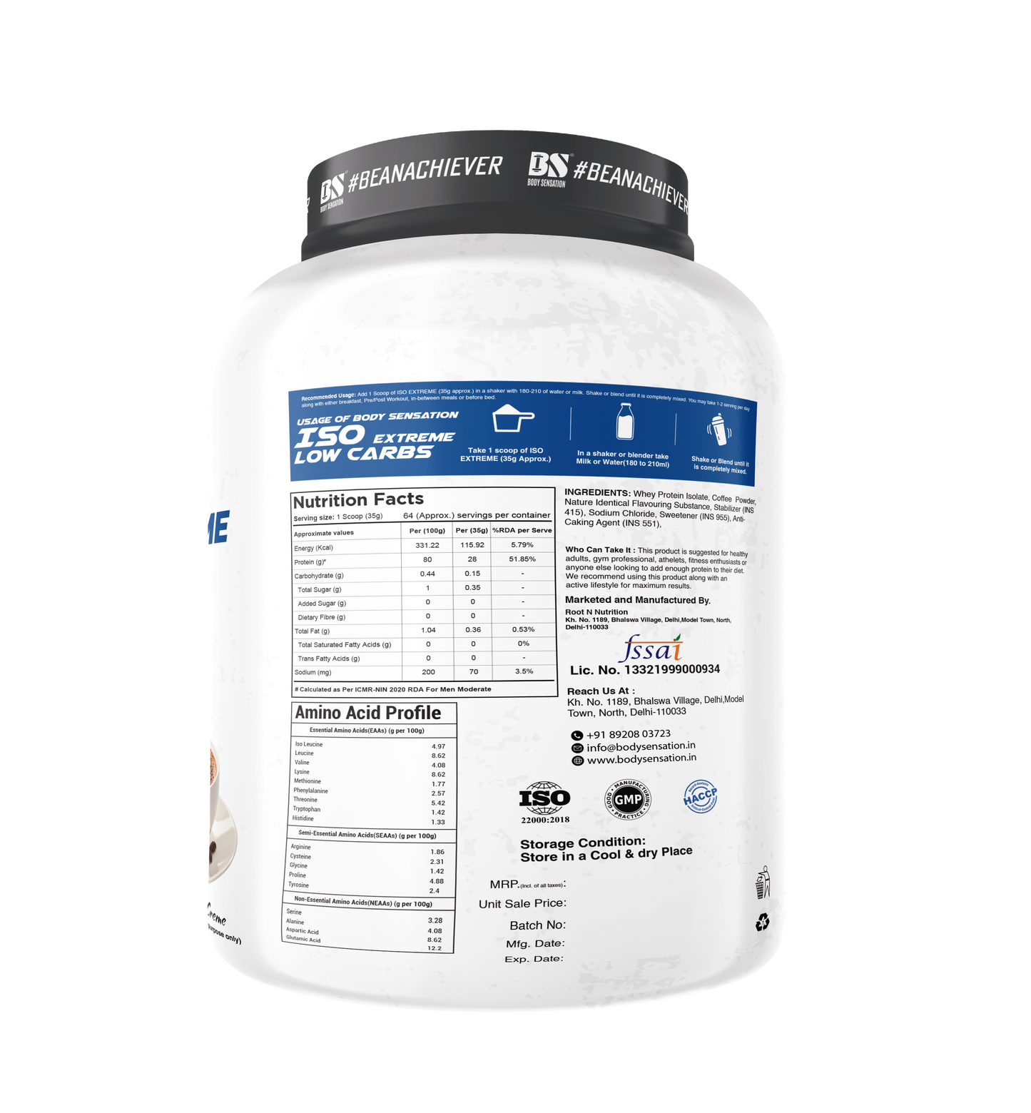 Elite ISO Extreme Low Carbs 2.25 Kg